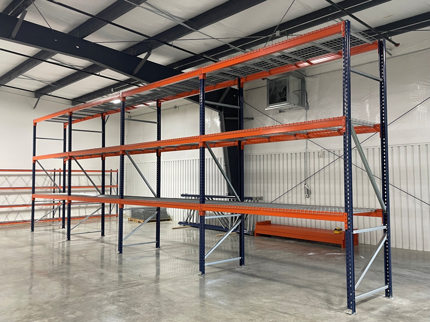 Pallet rack installation